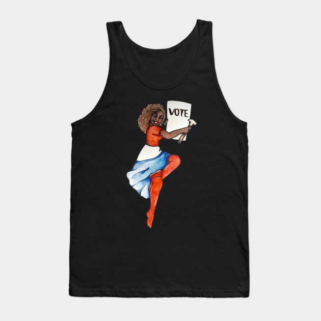 VOTE Tank Top by bubbsnugg